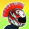 Red Helmet Mohawk